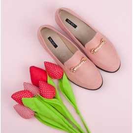 Vices Zapatos de gamuza rosado 5