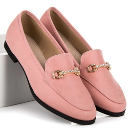 Vices Zapatos de gamuza rosado 2