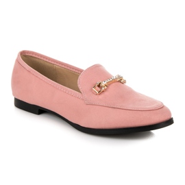 Vices Zapatos de gamuza rosado 3