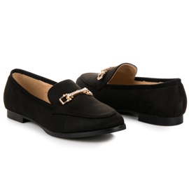 Vices Zapatos de gamuza negro 4