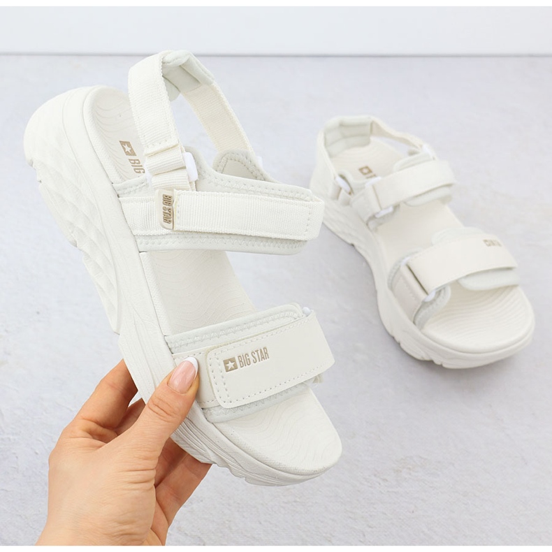 Big Star RR274A076 Sandalias deportivas de velcro femenino beige 1