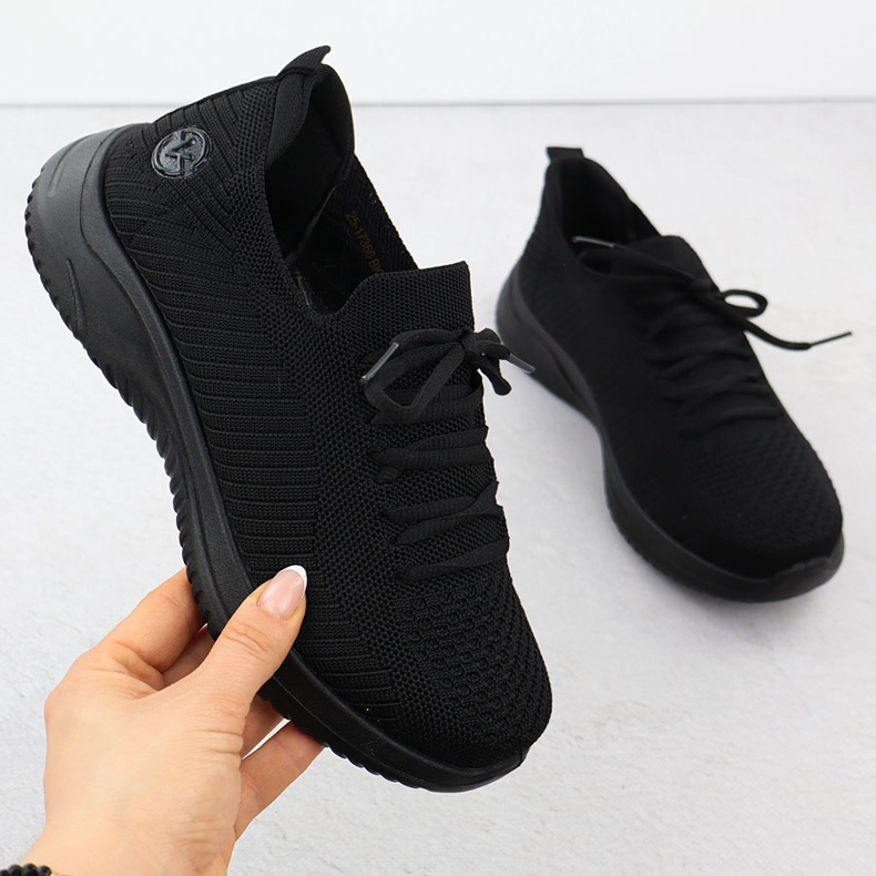 Zapatos deportivos de mujer Gray Vinceza 17366 negro 1