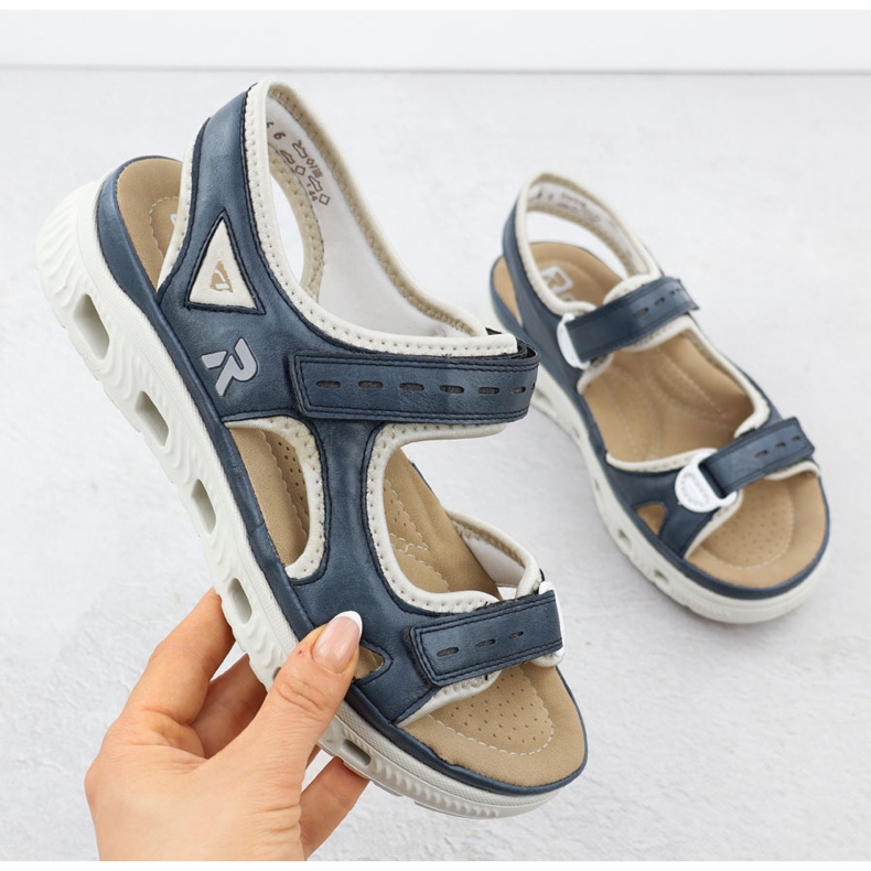 Rieker 64066-14 Sandalias deportivas azul marino 1
