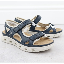 Rieker 64066-14 Sandalias deportivas azul marino 2