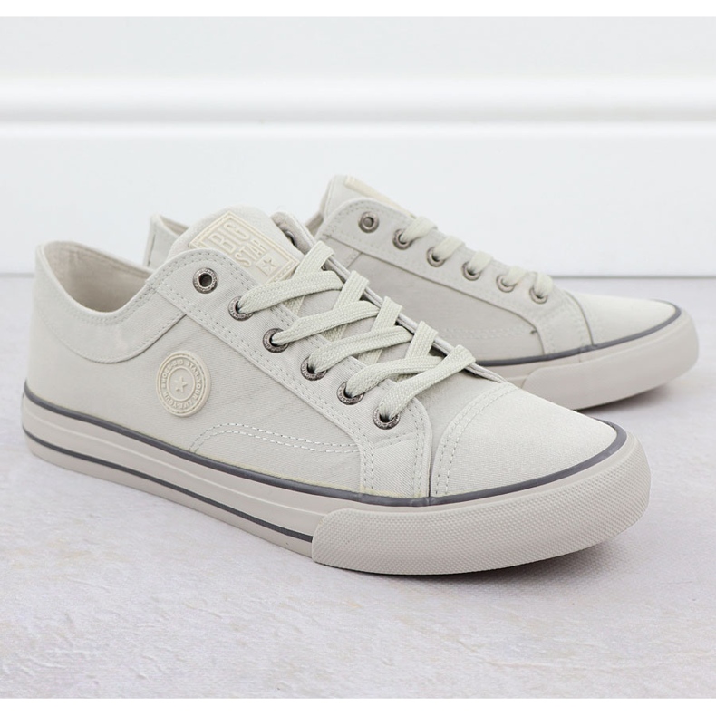 Zapatillas textiles para hombres gris big star rr174341 1