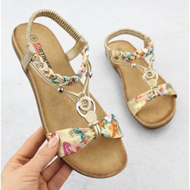 Las cómodas sandalias de las mujeres Slip --Up Golden Artiker 56C1316 dorado 1