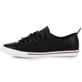 Seastar Zapatillas negras con cordones negro 3