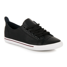 Seastar Zapatillas negras con cordones negro 2