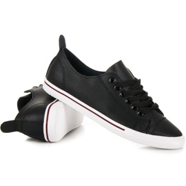 Seastar Zapatillas negras con cordones negro 4