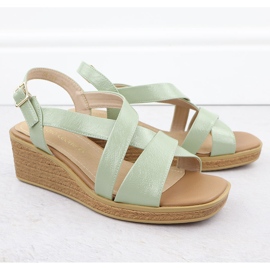 Sandalias para mujeres para el verde pintado Sergio Leone SK298 2