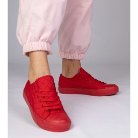 Zapatillas rojas clásicas acolchadas rojo 1
