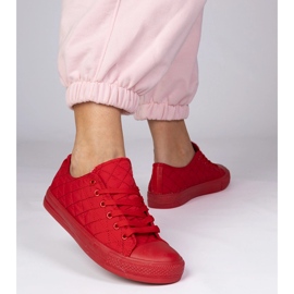 Zapatillas rojas clásicas acolchadas rojo 2