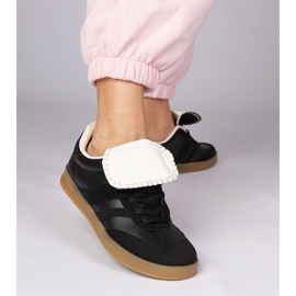 Zapatillas negras zapatillas deportivas femeninas negro 1
