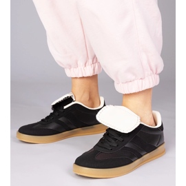 Zapatillas negras zapatillas deportivas femeninas negro 2