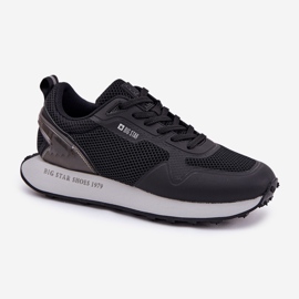 Zapatillas de deporte masculino en el Big Star RR174361 Hi-Polish Platform Black System negro 5