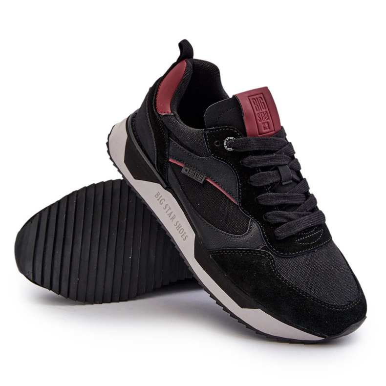 Zapatillas Hombre Memory Foam System Big Star NN174350 Negro 4