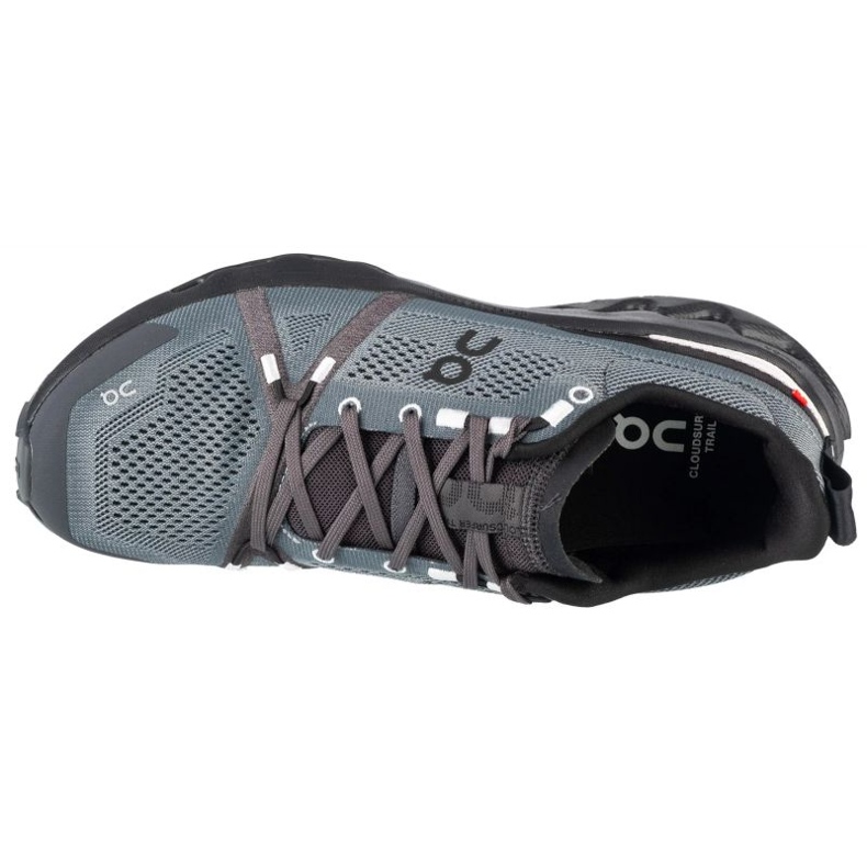 On Running Al ejecutar Cloudsurfer Trail 3ME10110264 DK.Grey gris 2