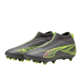 Puma Ultra 5 Match+ LL FG/AG J108163 03 Zapatos de fútbol gris 1