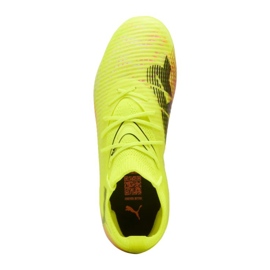 Puma Future 8 Pro FG/AG 108142 03 Zapatos de fútbol amarillo 3