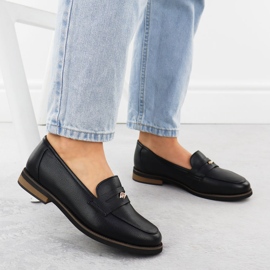 Cambell Zapatos de cuero para mujeres Camell Black 00664 negro 5