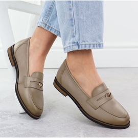 Cambell Zapatos de cuero, camel de beige femenino 00664 4