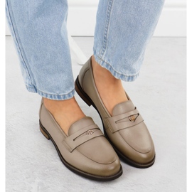 Cambell Zapatos de cuero, camel de beige femenino 00664 6