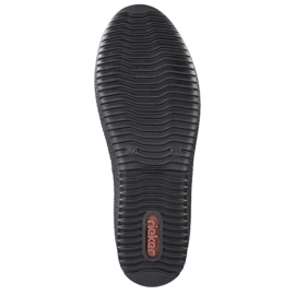 Botas impermeables de piel con aislamiento de lana de oveja Rieker W RKR237B negro 25