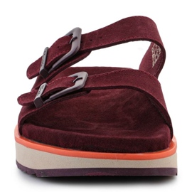 D.Franklin D. FRANKLIN FLIP FLOPS Sandal Buckle DFSH405004-BURG rojo 2