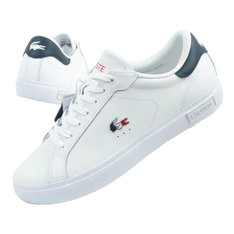 Lacoste PowerCourt 125 1 SMA 749SMA0080407 zapatos blanco 1