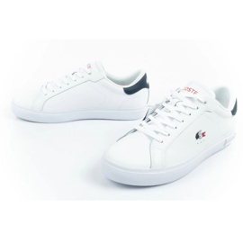 Lacoste PowerCourt 125 1 SMA 749SMA0080407 zapatos blanco 7