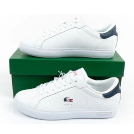 Lacoste PowerCourt 125 1 SMA 749SMA0080407 zapatos blanco 9