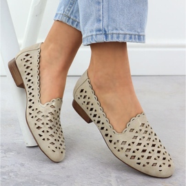Zapatos de Openwork para mujeres Dorado Jezzi ASA222-8 4