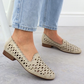 Zapatos de Openwork para mujeres Dorado Jezzi ASA222-8 5
