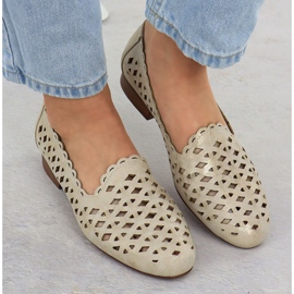 Zapatos de Openwork para mujeres Dorado Jezzi ASA222-8 6
