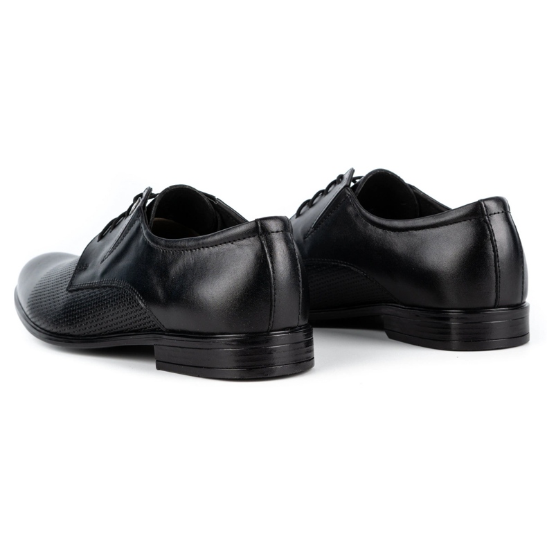 Olivier Zapatos hombre piel elegantes 302T3 negro 5