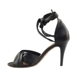Sandalias mujer Badura 4650 negras negro 2