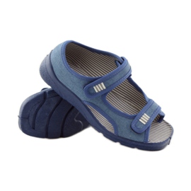 Sandalias, zapatillas Befado 113y010 azul 3