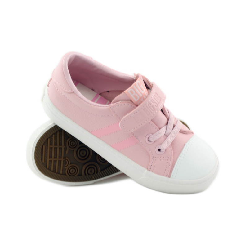 Zapatillas deportivas rosa Big Star 374038 rosado blanco 3
