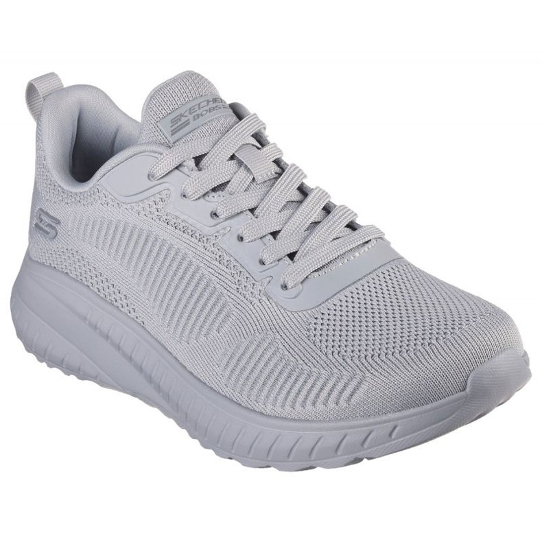 Skechers Bobs Sport Squad Chaos Shoes - Face Off 117209 Ltgy gris 1