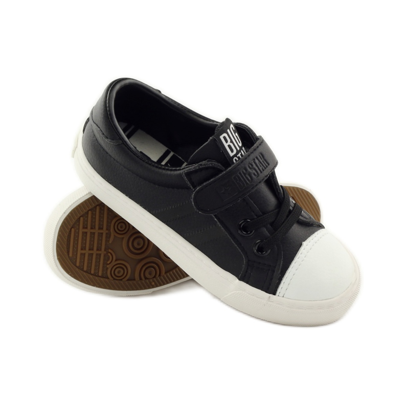 Big star 374039 zapatillas deportivas negras negro blanco 3