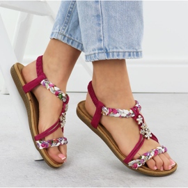 Las cómodas sandalias de mujer Pink Artiker 56C1314 rosado 4