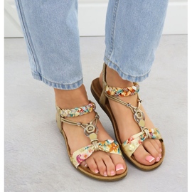 Las cómodas sandalias de las mujeres Slip --Up Golden Artiker 56C1316 dorado 6