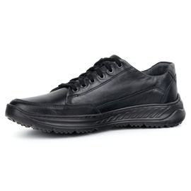 Olivier 928MA zapatos de cuero para hombres negros casuales 1