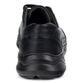 Olivier 928MA zapatos de cuero para hombres negros casuales 6
