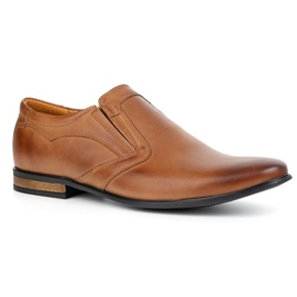 Olivier Zapatos formales de cuero para hombres 1035 BRAF BUF marrón 2