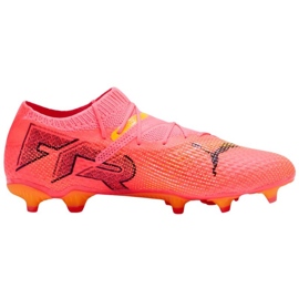 Puma Future 7 Pro+ FG/AG 107705 03 Juques de tráfico de fútbol rosa 1