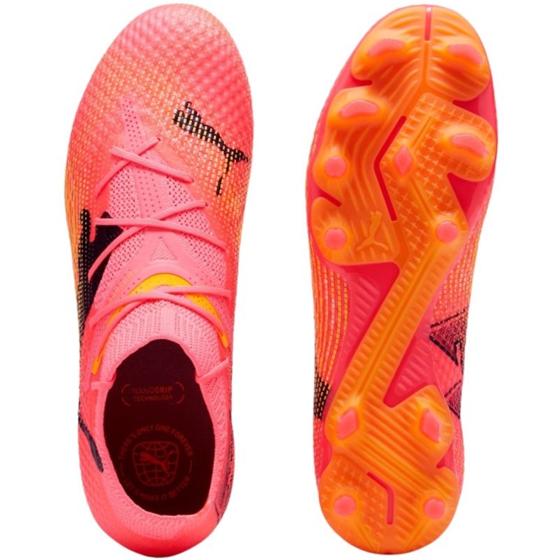Puma Future 7 Pro+ FG/AG 107705 03 Juques de tráfico de fútbol rosa 2