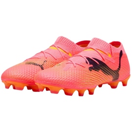 Puma Future 7 Pro+ FG/AG 107705 03 Juques de tráfico de fútbol rosa 5