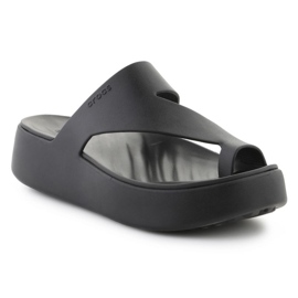 Flip-Flops Crocs Getaway Platform Toe Loop 210834-001 negro 1