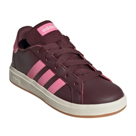 Adidas Grand Court 2.0 Lifestyle Tennis Lace-Up JR JR5111 Zapatos rojo 2